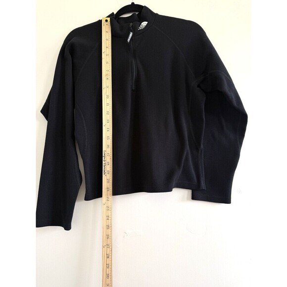 The North Face Women’s Quarter Zip Up Jacket Pullover Longsleeve Black Medium - Picture 5 of 12
